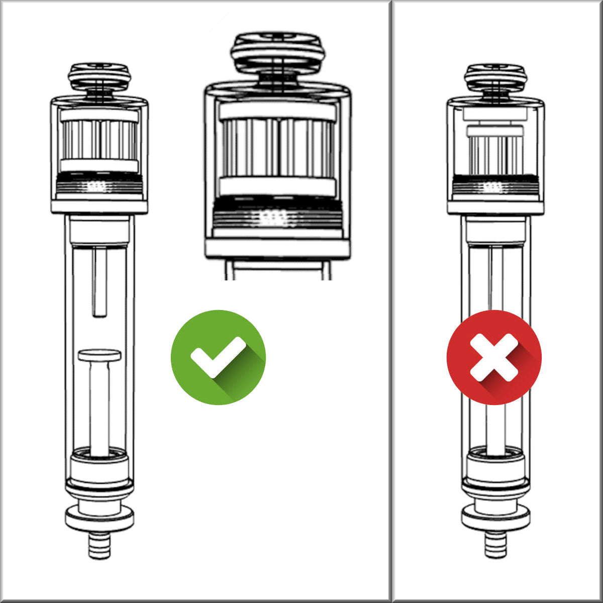 Condensate seperator WITHOUT Water Stop Filter