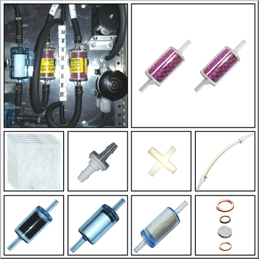 Consumable parts set for one year operation - for analyzers with sealed purple filter